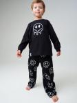 Комплект трикотажный для мальчиков: фуфайка (футболка с длинными рукавами), брюки