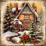 Наволочка  Новогодняя  Декоративная 45х45 см NAVPN