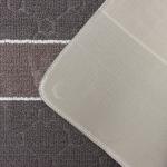 Коврик влаговпитывающий придверный Доляна «Welcome. Молекула», 48?78 см, цвет серый