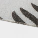 Коврик придверный Доляна Welcome home, 48?78 см, серый