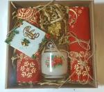 Набор "Праздник" (подтарельник - 2 шт., свеча аромат. - 1 шт., свеча декор. - 1 шт.) НП-2