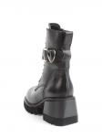 01- GZ6115-G71 BLACK Ботинки демисезонные женские (натуральная кожа)