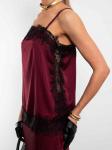 Блуза-топ Шантилье (бордовый)