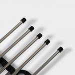 Вешалка для брюк и юбок Доляна, 30?18?12.5 см, 5 спиц, раздвижная, чёрная