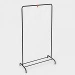 Вешалка гардеробная для одежды «Радуга», чёрная