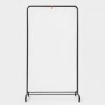 Вешалка гардеробная для одежды «Радуга», чёрная