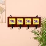 Вешалка «Караван. Слоны», 22?4?12 см, 4 крючка, дерево, МИКС