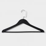 Плечики - вешалки для одежды LaDom Eliot, 44?24 см, 3 шт., чёрные