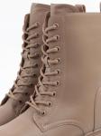 04-PAX33-2Z DK. BEIGE Ботинки зимние женские (натуральная кожа, 100% шерсть)