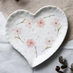 Тарелка керамическая «Летний день», 19?18 см, белая