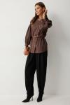 Блуза LYUSHe 4217 коричневый