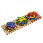 Головоломка «Сложи узор», 6 схем, 21 деталь