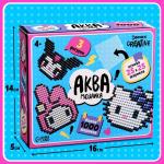 Аквамозаика «Китти», более 1000 шариков, 3 фигурки