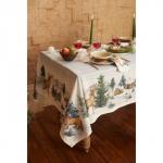 Набор новогодний «Этель» Forest animals, скатерть 150?180 ±2 см с ГМВО, салфетки 40?40 см-8 штук