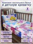 Детское постельное белье Шуйская бязь Бабочки