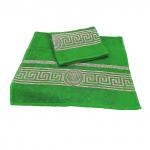 Полотенце махровое Львы зеленые (пл.375)