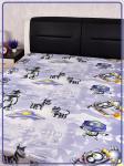 Детская простыня Ивановская бязь Город роботов