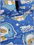 Детское постельное белье бязь Кот Акула вид 2/10 темно-синий