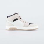 беж-бел-чер ботинки дошкольная, школьная Нат. кожа