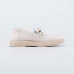 *бежевый полуботинки дошкольная, школьная Нат. кожа