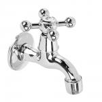 FRESSO Кран водоразборный кор. излив, вентильный, с аэратором, 1/2, цинк