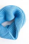 Снуд полушерсть небесно-голубой