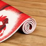 Коврик - лежак для бани и сауны с принтом «Лежак для крутейшей баньки», 150?50 см, полиэфир, «Банная забава»