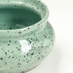 Горшочек для запекания Борисовская керамика «Гармония», 500 мл, 13?9.5 см, зелёный