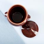 Горшки для запекания Борисовская керамика «Классика», 500 мл, набор 4 шт., коричневые