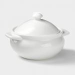 Горшок для запекания Wilmax, 350 мл, фарфор, белый