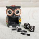 Календарь деревянный «Сова», 8.5?6?13 см