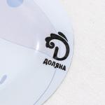 Блюдо сервировочное Доляна «Цветочный кролик», 20?13.5 см, стекло, белое