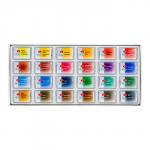 Акварель художественная в кюветах «ЗХК. Белые ночи», 24 цвета ? 2.5 мл