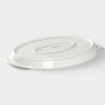 Блюдо для запекания Magistro «Бланш», 28?18?2.5 см, овальное, фарфор, белое