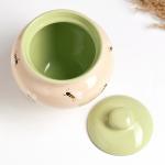 Горшок для запекания Псковский гончар «Аромат лета», 850 мл, керамика, бежевый