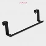 Держатель для полотенец Доляна, на дверцу, чёрный