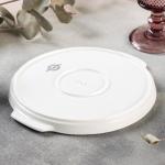 Блюдо для запекания Magistro «Бланш», d=19 см, круглое, фарфор, белое