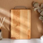 Доска разделочная Adelica, 24?16?1.8 см, пропитана минеральным маслом, дерево берёза