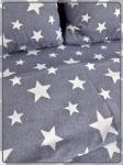Постельное белье Шуйская бязь Звезды на сером 9955-2