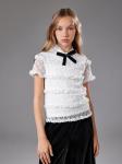Блузка детская для девочек Tebriz белый