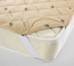 Наматрасник «Верблюжья шерсть, 300 г, Тик», 200*200