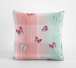 Летнее настроение подушка декор 40*40 из рогожки 903