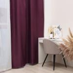Штора блэкаут портьерная «Этель», 270?300 см, цвет винный