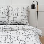 КПБ Simple Life евро, бязь, 100 % хлопок, пл. 120 гр./кв.м., Matrix (Матрикс) Пододеяльник 205*217, простыня 240*217, наволочка 70*70 (2 шт.)