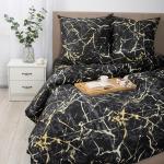 *КПБ 'Simple Life' 2,0 спальный, бязь, 100% хлопок, пл. 120 гр./кв.м. 'MARBLE (Марбл) ОП' Пододеяльник 177*217, простыня 180*217, наволочка 70*70 (2 шт.)