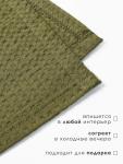 Плед вафельный «Этель» Waffle, 150?240 см, зелёный, вафля 195 г/м?