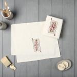 Полотенца махровые «Любовная пара», 35?60 см - 2 шт., хлопок 100%