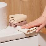 Подарочный набор полотенец в корзинке «Этель» Stay Beautiful, 30?30 шт. - 4 шт., хлопок 100%, коричневый