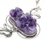 Браслет аметист друза, 16см.