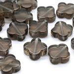 Бусина Клевер из раухтопаза 11мм, 1 шт